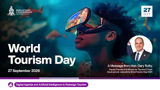 World Tourism Day 2026 | Message from Hon. Gary Rutty