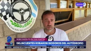 Video: ladrones entraron al Autódromo de San Martín y se llevaron hasta los inodoros