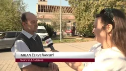 Výmena strechy na kostole Krista Kráľa v Šulekove