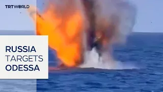Russian strikes bring Black Sea shipping to near standstill