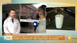 Pesquisa revela que comida e bebida muito quentes podem aumentar em três vezes risco de câncer