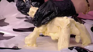 Fox 8's Gabe Spiegel and Natalie Herbick sculpt butter