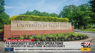 Pennsylvania university suspends operations