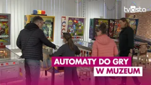 Automaty w muzeum. Można pograć na modelach z lat 70.