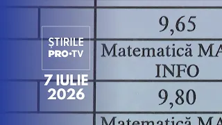 PRO TV News - July 7, 2026 | Baccalaureate surprises: a wave of perfect scores in math