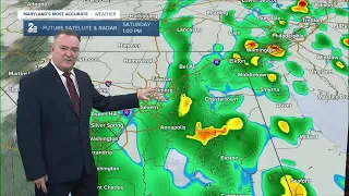 Weekend storm brings 'wave after wave' of showers back to the forecast