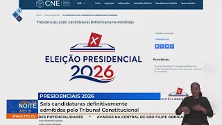 Six candidacies definitively admitted by the Constitutional Court