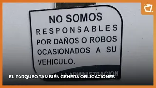 "Not responsible": Are these parking lot signs legal?