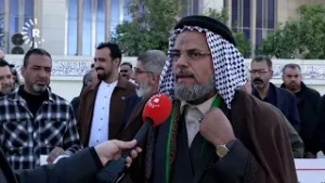 وكلاء توزيع المواد الغذائية ينظّمون وقفة احتجاجية في بغداد مطالبين رئيس الوزراء "إنصافهم بالتسعيرة"