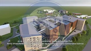PREDSTAVLJENO IDEJNO RJEŠENJE UNIVERZITETSKE BOLNICE ZENICA