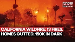 California Wildfires: Homes Burn, 150,000 Lose Power As Santa Ana Winds Fuel Firestorm | Watch