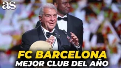 FC BARCELONA wins BEST TEAM of the year AWARD: LAPORTA speech at the 2026 BALLON D'OR