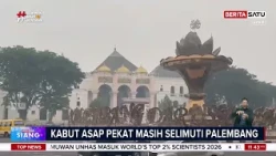 Kabut Asap Pekat Selimuti Palembang, Jembatan Ampera Samar Terlihat #BeritaSatuSiang