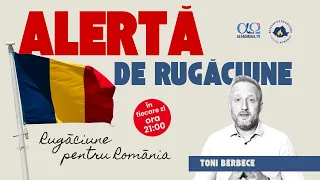 Prayer Alert 1.49 | September 22, 2026, Toni Berbece