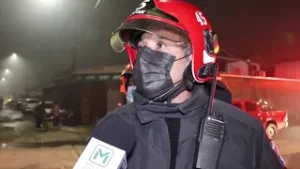 Incendio de casa en Linares, una vivienda dañada en su totalidad