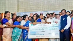🚨 CMRF checks distributed to 13 people in Mandamarri! 💰 ₹5.52 lakh financial aid | Minister Vivek...