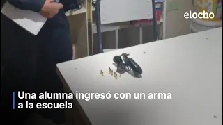 UNA ALUMNA LLEVÓ UN ARMA A LA ESCUELA