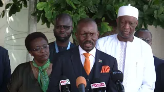 PRESIDENT BARROW MEETS ATAF OFFICIALS