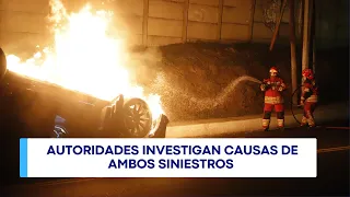 Vehicle rollover and fires spark emergencies in Guatemala