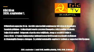 Büki Hírek 2026. szeptember 1.