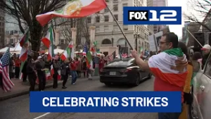 Iranian Oregonians hold Portland rally, celebrate strike that killed Supreme Leader