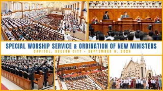 38 New Ministers Ordained in Worship Service for Ministers, Ministerial Workers, and Their Families