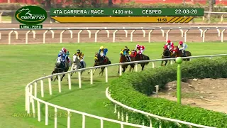 Hipódromo Monterrico - 4ta Carrera 22  Agosto 26