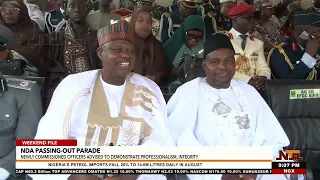 NDA Passing Out Parade: Tinubu Charges New Officers on National Service