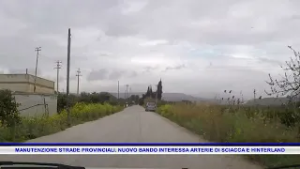 MANUTENZIONE STRADE PROVINCIALI  NUOVO BANDO INTERESSA ARTERIE DI SCIACCA E HINTERLAND