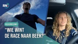 Car vs. bike: who is faster during the Beek road closure? || RN7 REGIONAL NEWS