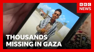 More than 5,000 people still missing in Gaza, Red Cross says | BBC News