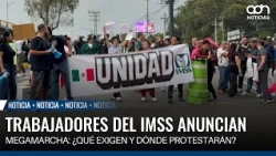 IMSS workers announce mega-march: What are they demanding and where will they protest?
