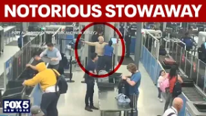 Stowaway arrested at Newark Airport