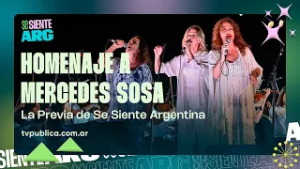 Homenaje a Mercedes Sosa y música en vivo con Santiago Torres - La Previa de Se Siente Argentina