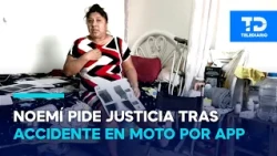 Noemí Suffered Fractures After Rideshare Motorcycle Accident in Chalco; Demands Support From Company