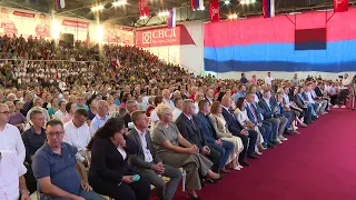 IZBORI 2026: Više hiljada ljudi okupilo se na centralnoj tribini SNSD-a u Doboju