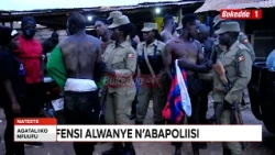 Poliisi ekoze ebikwekweto n’eyoola abamenyi b’amateeka ne ddifensi abadde abalemesa