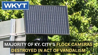 Majority of Ky. city's Flock cameras destroyed in act of vandalism