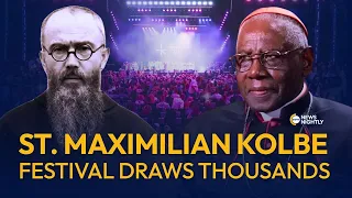 10,000 People Gather for St. Maximilian Kolbe-Inspired Festival in Poland | EWTN News Nightly