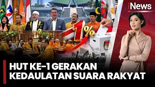 HUT KE-1 Gerakan Kedaulatan Suara Rakyat! GKSR Usul Ambang Batas Parlemen 1 Persen |iNews Malam 29/9