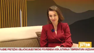 Za dobro jutro - Nadja Laković(PES), poslanica u Skupštini Crne Gore