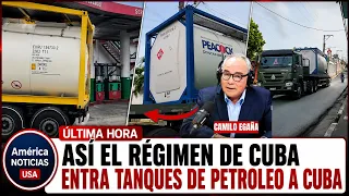 🚨VIRAL: ASI EL REGIMEN DE CUBA ENTRA TANQUES DE PETROLEO A CUBA ESCONDIDOS DESDE EEUU