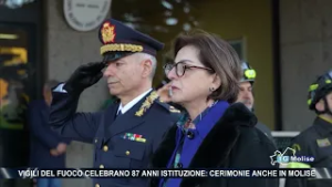 Vigili del Fuoco celebrano 87 anni istituzione: cerimonie anche in Molise