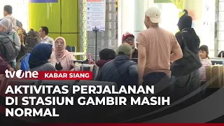 Gambir Station Operating Normally, Volcanic Ash Has Not Disrupted Train Travel | Afternoon News