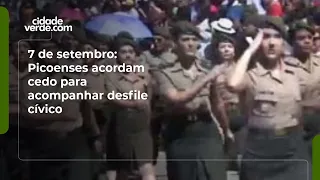 7 de setembro: Picoenses acordam cedo para acompanhar desfile cívico