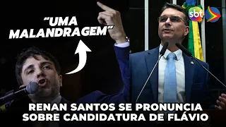 Renan Santos speaks out on Flávio's affiliation with the Missão party - 4k