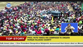 President Ruto Tours Ongata Rongai as He Seeks to Consolidate Support Ahead of 2027