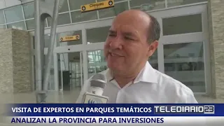 Locales | Visita de expertos en construcción parques temáticos.