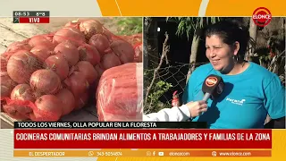 Cocineras comunitarias brindan alimentos a trabajadores y familias de La Floresta - 04/09/26