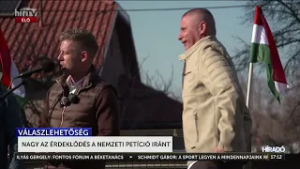 Nagy az érdeklődés a nemzeti petíció iránt - HírTV